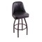 Holland Bar Stool Co Grizzly 36" Swivel Bar Stool, Bronze Finish, Black Vinyl Seat 84036BZBlkVinyl - alternate 1